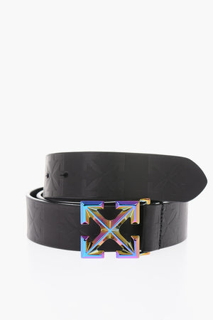 40mm logoed leather ARROWS belt