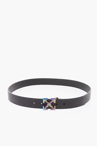 40mm logoed leather ARROWS belt