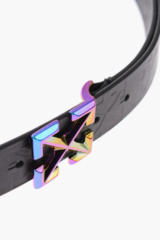 40mm logoed leather ARROWS belt