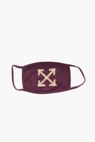solid color arrow printed TAPE ARROW face mask
