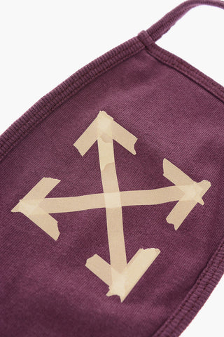 solid color arrow printed TAPE ARROW face mask