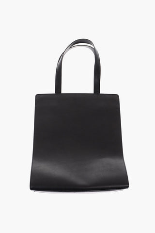 leather DIAG FORMAL tote bag with cut out details
