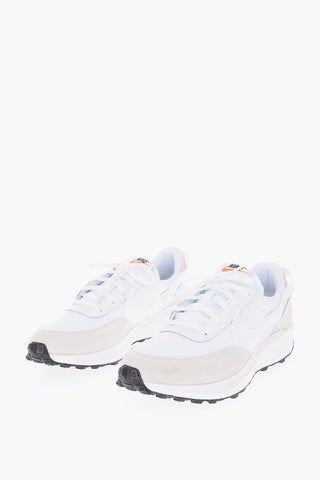 Leather and Fabric WAFFLE DEBUT Sneakers