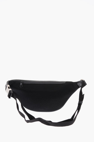 all over logo Leather PIERCED MONOGRAM Bum Bag