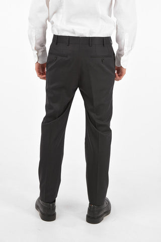 virgin wool LEADER side vents 2-button suit drop 7R