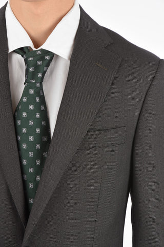 virgin wool LEADER side vents 2-button suit drop 7R