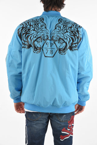Bomber TIGER in Nylon con Stampa