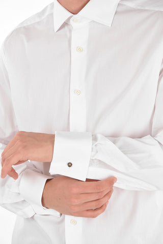 Poplin 200/2 Cotton NOBLE Shirt with Double French Cuffs