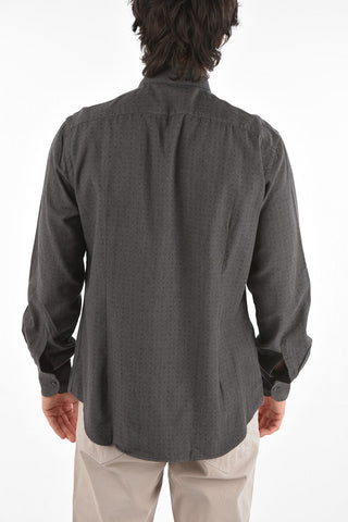 ID Camicia in Cotone con Motivo Geometrico