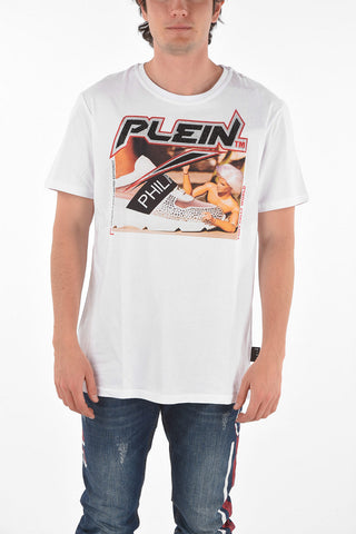 TONY KELLY T-shirt with Jewel Applications I DON'T SHARE MY TOYS