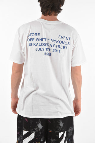T-shirt MYKONOS EVENT con Stampa in Lettering