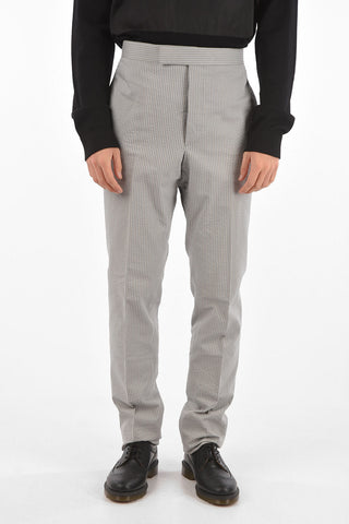 Cotton CLASSIC BACKSTRAP Pinstriped Pants