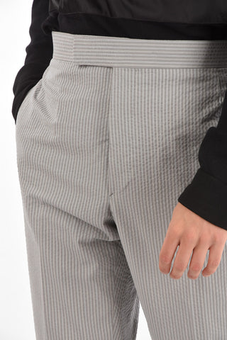 Cotton CLASSIC BACKSTRAP Pinstriped Pants