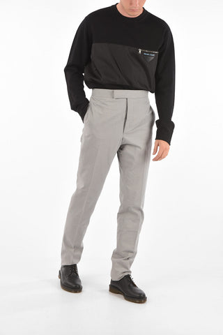Cotton CLASSIC BACKSTRAP Pinstriped Pants