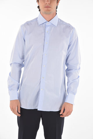 Standard Collar Popeline Cotton Shirt
