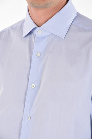 Standard Collar Popeline Cotton Shirt