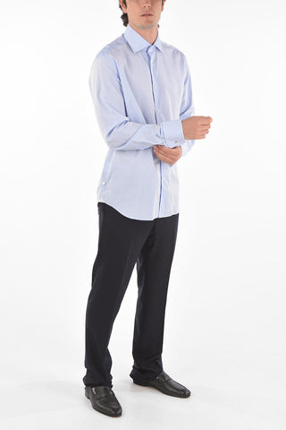 Standard Collar Popeline Cotton Shirt