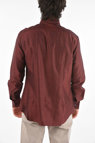 ID Standard Collar Twill Cotton Shirt