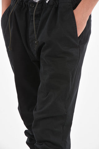 cotton drawstring waist pants 