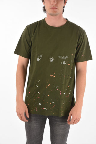 T-shirt girocollo VINTAGE PAINT con Stampa Logo