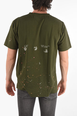 T-shirt girocollo VINTAGE PAINT con Stampa Logo