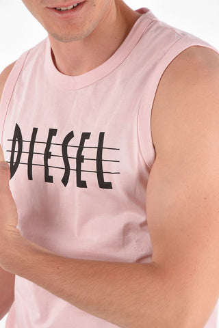 sleeveless logo-printed T-OPPY t-shirt