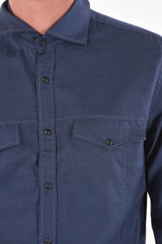 ID Snap Button Cotton Saharan Shirt