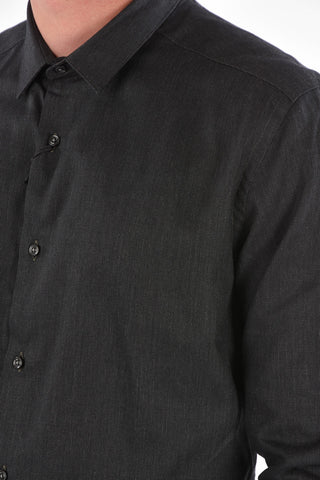 CC COLLECTION Camicia SLIM FIT in Cotone con Motivo Pin Check