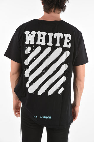 back printed DIAG SPRAY crew-neck t-shirt