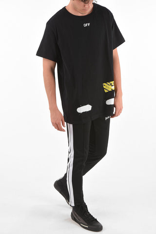 back printed DIAG SPRAY crew-neck t-shirt