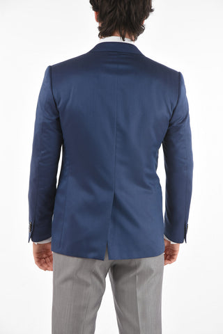 center vent peak lapel CERIM.ACADEMY 3 piece waistcoat suit