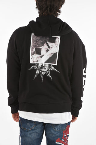 golden details 2 pockets Hoodie