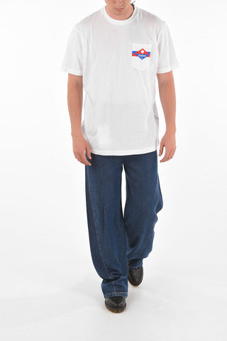 crew-neck MISSY FIT t-shirt with breast pocket