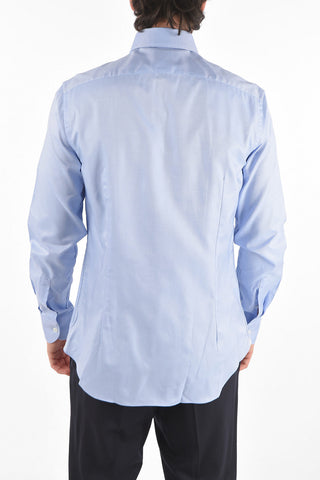 COUTURE Hopsack Patterned Shirt with Standard Collar
