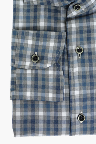ID Breast-pocket Gingham Cotton Shirt