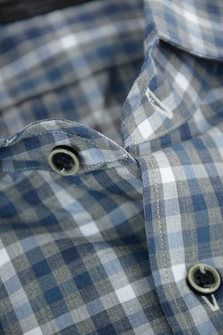 ID Breast-pocket Gingham Cotton Shirt