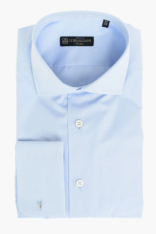 Poplin Shirt with Double French Cuffs