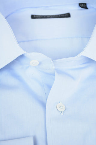 Poplin Cotton Shirt with Standard Collar