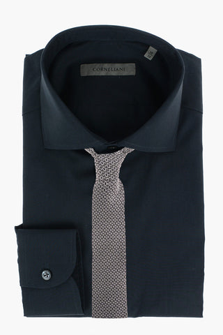 COUTURE Poplin Cotton Shirt with Standard Collar
