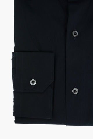 Standard Collar SLIM FIT Oxford Cotton Blend Shirt