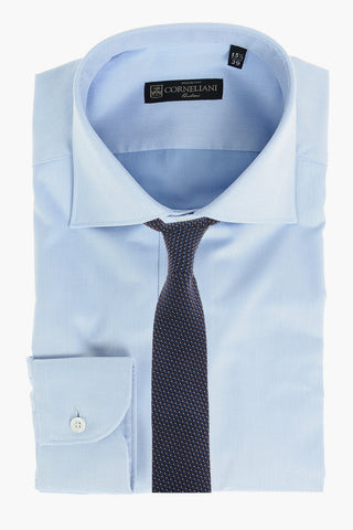 COUTURE Camicia in Cotone con Motivo Herringbone