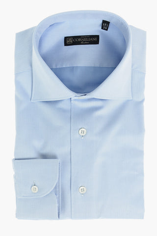 COUTURE Camicia in Cotone con Motivo Herringbone