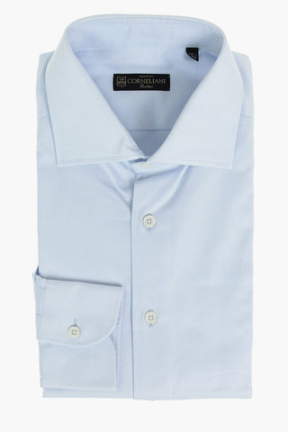 Standard Collar Twill Cotton Shirt
