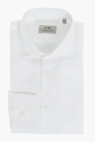 CC COLLECTION Hopsack Cotton SLIM FIT Shirt