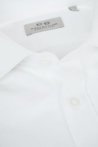 CC COLLECTION Hopsack Cotton SLIM FIT Shirt