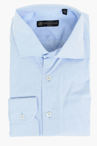 Standard Collar Popeline Cotton Shirt