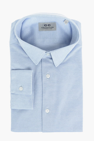 CC COLLECTION Bird's Eye Cotton SLIM FIT Shirt