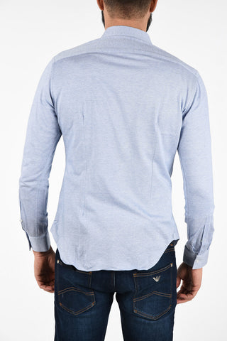 CC COLLECTION Bird's Eye Cotton SLIM FIT Shirt