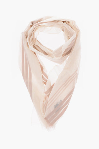 CC COLLECTION foulard with contrasting stripe