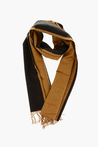 two-tone silk scarf